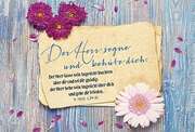 Faltkarte: Der Herr segne und behüte dich - Geburtstag Faltkarte: Der Herr segne und behüte dich - Geburtstag