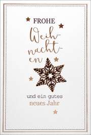 Faltkarte "Weihnachtsstern" Faltkarte "Weihnachtsstern"
