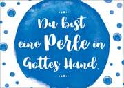 Postkartenserie "Perle / Blauer Punkt" - 10 Stück Postkartenserie "Perle / Blauer Punkt" - 10 Stück