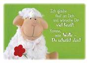 Postkarten: Ich glaube fest an Dich, 4 Stück Postkarten: Ich glaube fest an Dich, 4 Stück