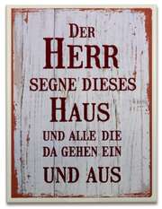 Keramikfliese - Der Herr segne dieses Haus Keramikfliese - Der Herr segne dieses Haus