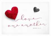 Postkarte - Love one another Postkarte - Love one another