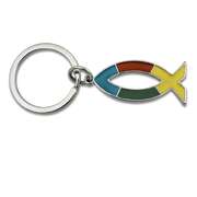 Schlüsselanhänger "Ichthys" bunt Schlüsselanhänger "Ichthys" bunt