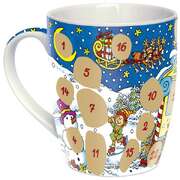 Adventskalender-Tasse "Weihnachtshaus" Adventskalender-Tasse "Weihnachtshaus"