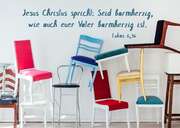 Jahreslosung 2021 - Postkarte - Stühle Jahreslosung 2021 - Postkarte - Stühle