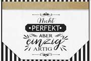 Faltkarte "Nicht perfekt, aber einzigartig" Faltkarte "Nicht perfekt, aber einzigartig"