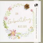 Faltkarte "Zum Geburtstag alles Gute" Faltkarte "Zum Geburtstag alles Gute"