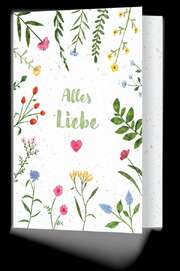 Faltkarte - Alles Liebe! (Samenpapier) Faltkarte - Alles Liebe! (Samenpapier)