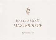 Postkarten "You are God's Masterpiece" 12 Stk. Postkarten "You are God's Masterpiece" 12 Stk.