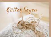 Faltkarte "Gottes Segen" - Ringe Faltkarte "Gottes Segen" - Ringe