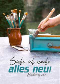 Jahreslosung 2026 - Postkarte "Upcycling"