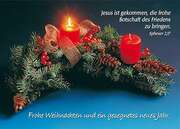 Postkarten Weihnachtsgestecke, 6 Stück