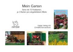 Postkartenserie Mein Garten, 12 Stück
