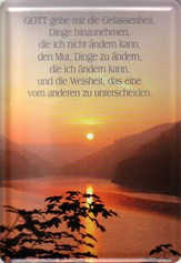 Metallic-Card: Gelassenheit Metallic-Card: Gelassenheit