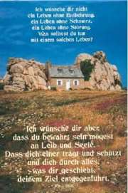 Jörg Zink - Postkarten: Ich wünsche dir, 4 Stück Postkarten: Ich wünsche dir, 4 Stück