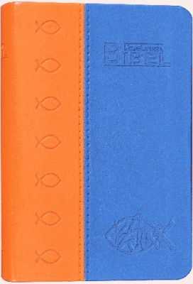 Lutherbibel mit Griffregister - orange/blau
