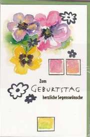 Faltkartenserie Geburtstag - 10 Stück Faltkartenserie Geburtstag - 10 Stück