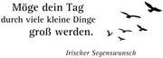 Wanddekor Motiv "Tag" - dunkelblau 95cm Wanddekor Motiv "Tag" - dunkelblau 95cm