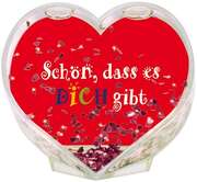Schneekugel Herz "Schön, dass es dich gibt" Schneekugel Herz "Schön, dass es dich gibt"