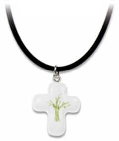 Halskette "Kreuz mit Baum des Lebens"