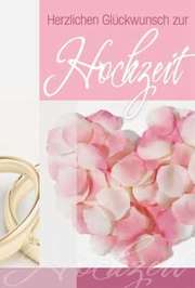 Grußkarte - Zur Hochzeit herzlichen Glückwunsch Grußkarte - Zur Hochzeit herzlichen Glückwunsch