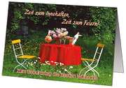 Faltkartenserie Geburtstag, 5 Stück Faltkartenserie Geburtstag, 5 Stück