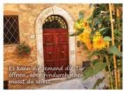 Es kann dir jemand die Tür öffnen - Postkarte Es kann dir jemand die Tür öffnen - Postkarte
