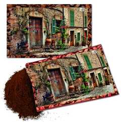 Kaffeekarte - Unser Glück ist aus vielen tausend Kleinigkeiten zusammengesetzt. Kaffeekarte - Unser Glück ist aus vielen tausend Kleinigkeiten zusammengesetzt.