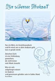 Petra Würth - Faltkarte: Nur ein Blick - Silberne Hochzeit Faltkarte: Nur ein Blick - Silberne Hochzeit