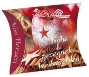 Schafmilchseife Herz "Frohe & gesegnete Weihnachten" Schafmilchseife Herz "Frohe & gesegnete Weihnachten"