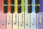Faltkarte: Zum Geburtstag die besten Wünsche Faltkarte: Zum Geburtstag die besten Wünsche